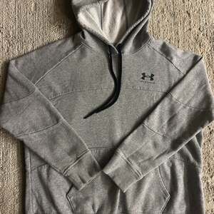 Under Armour Mend Gray Rival Fleece Hoodie Pullover Sweatshirt